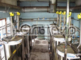 Блок дозирования ингредиентов в автоматизированной линии для приготовления и обработки водно-спиртовой смеси